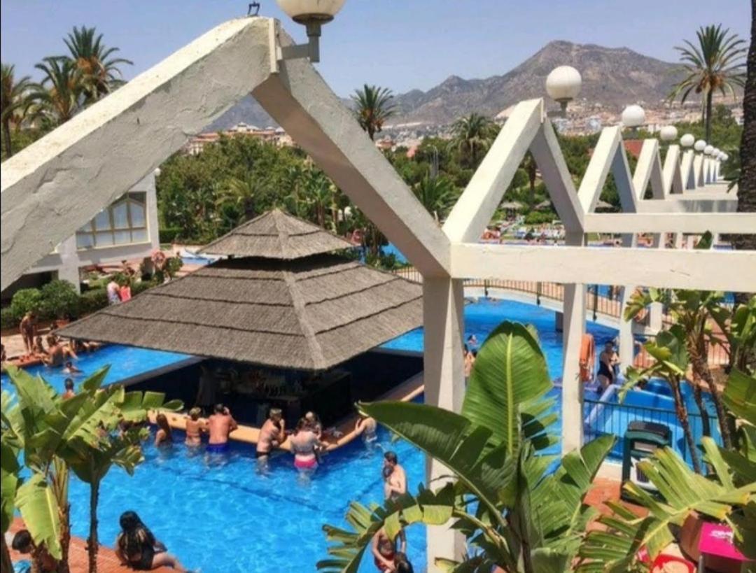 Benalbeach Casa Kito Costa 1ª Linea De Playa 贝纳尔马德纳 外观 照片