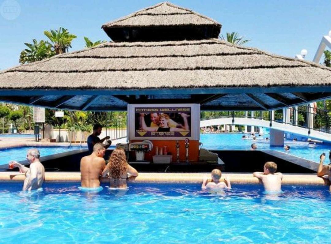 Benalbeach Casa Kito Costa 1ª Linea De Playa 贝纳尔马德纳 外观 照片